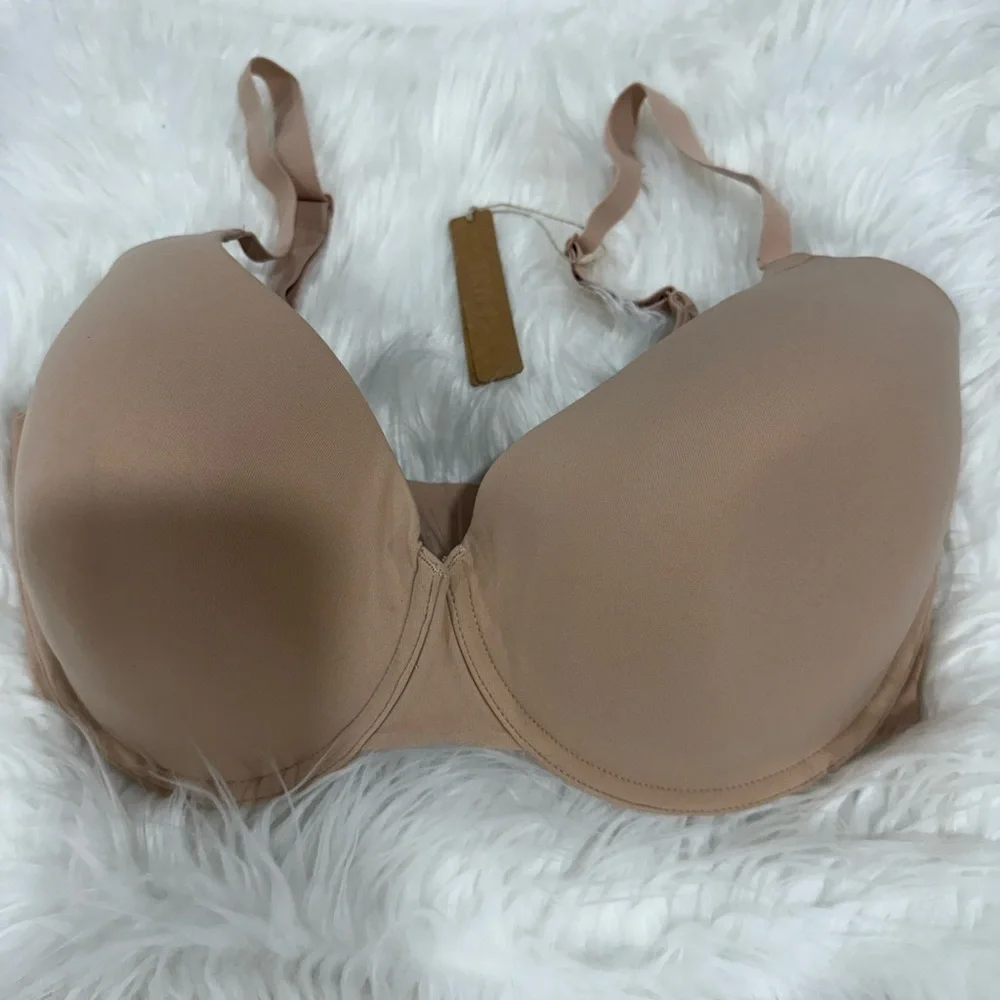 SKIMS FITS EVERYBODY
T-SHIRT DEMI BRA COLOR 
MICA SZ 36DDD - Picture 6 of 11